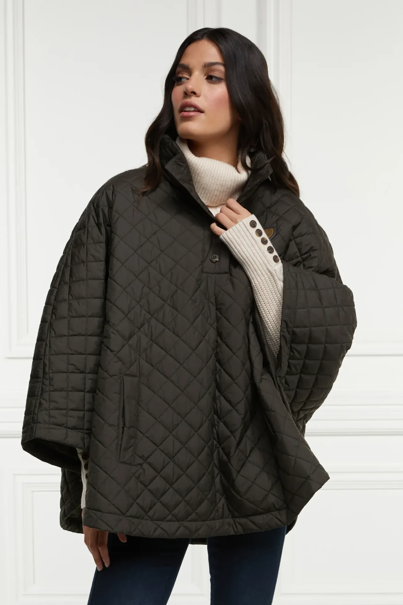 Brooke Quilted Cape