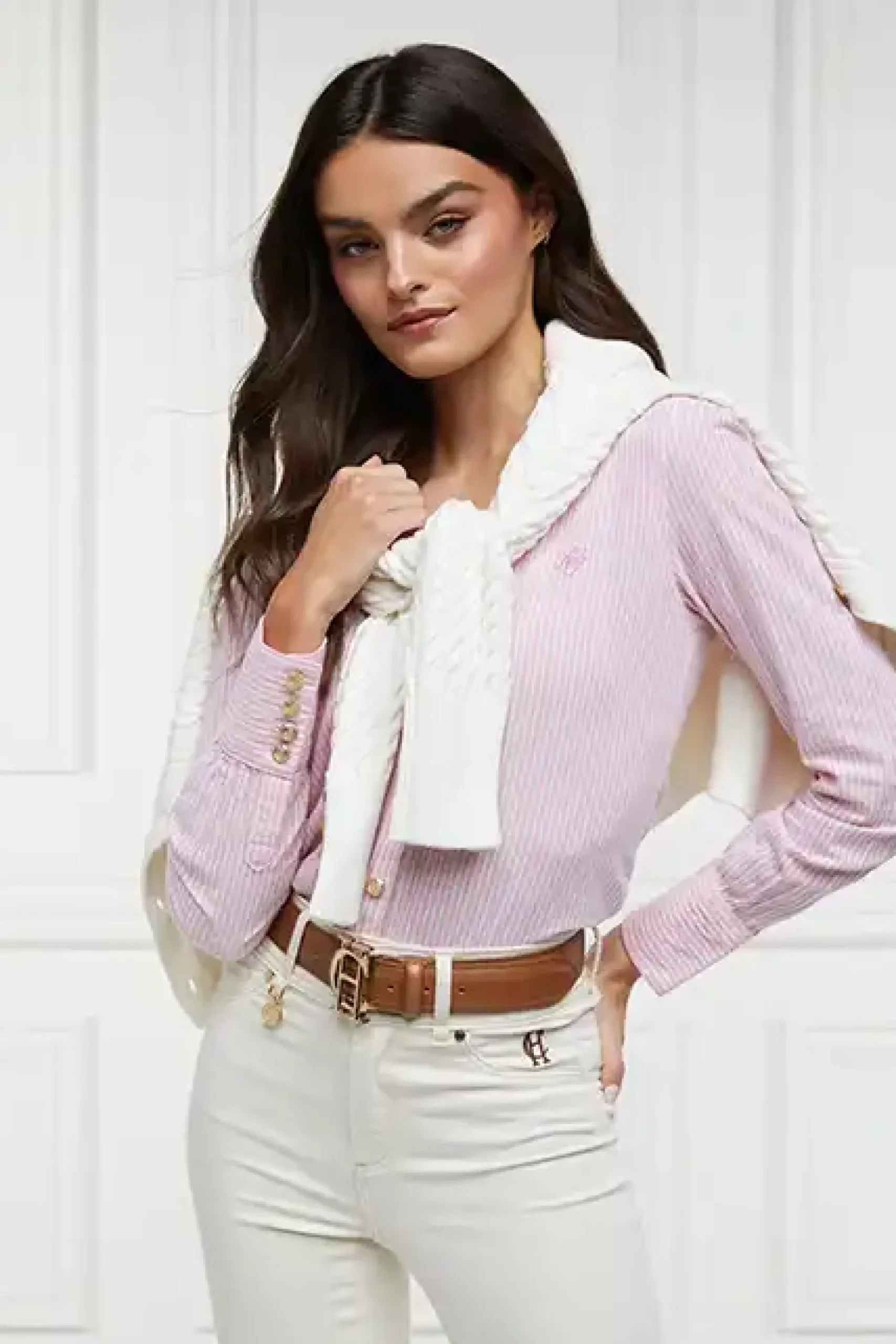 Classic V-Neck Blouse