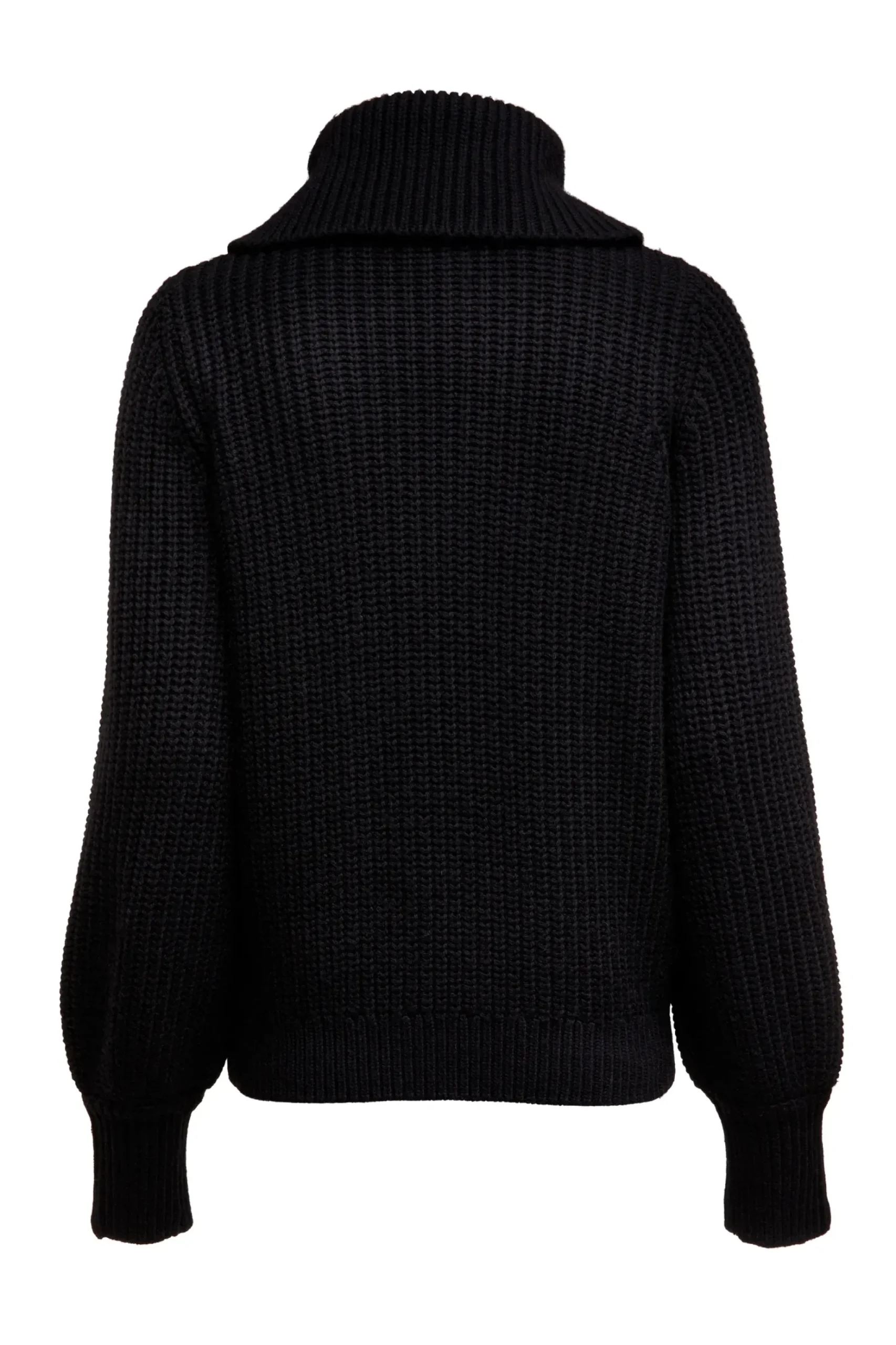 Corded Roll Neck Knit