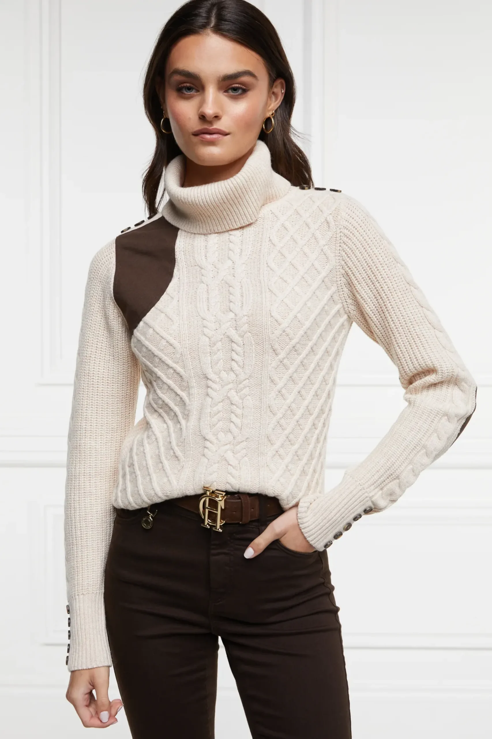 Country Roll Neck Knit