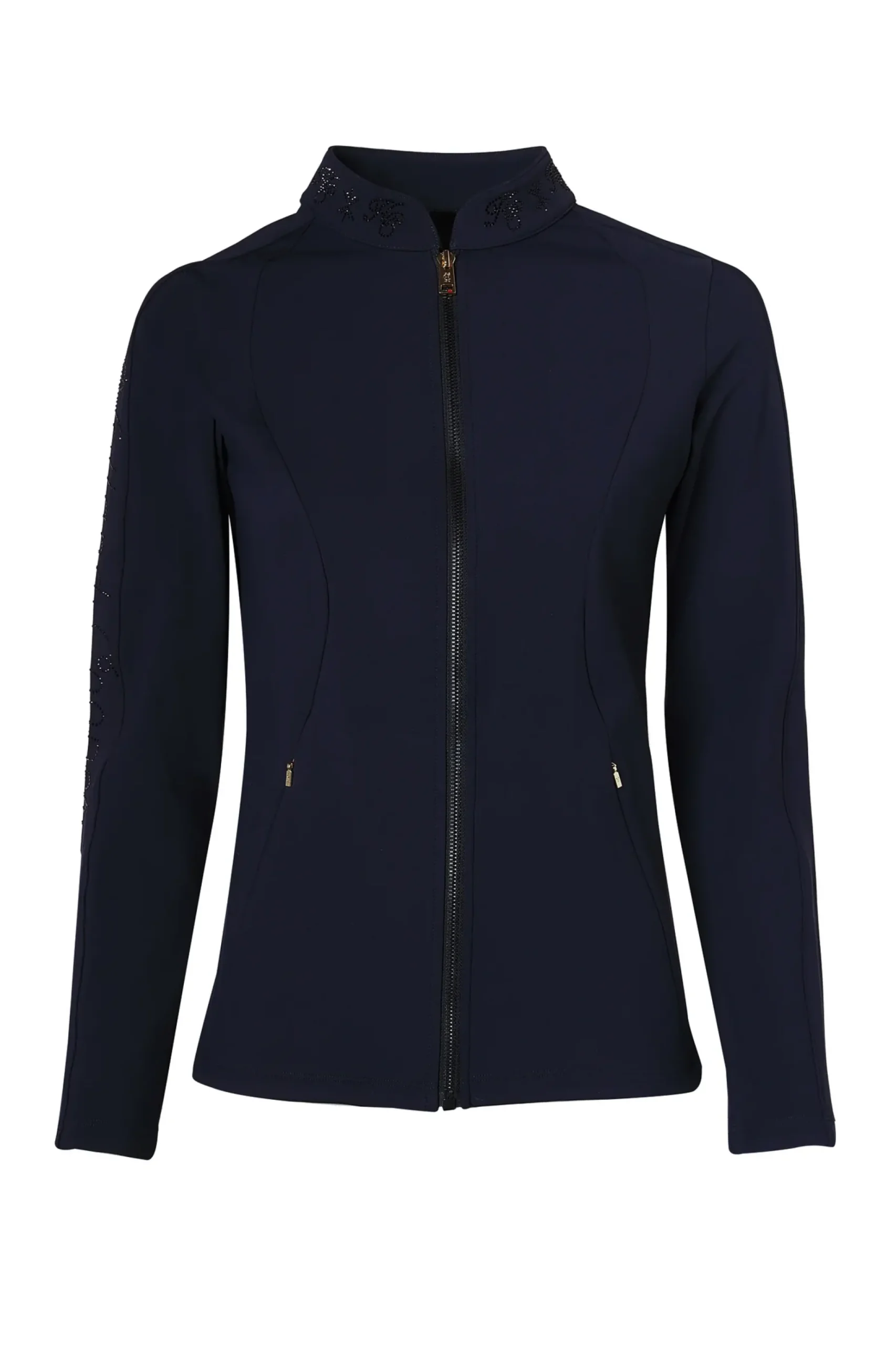 Crystal Zip Sweat