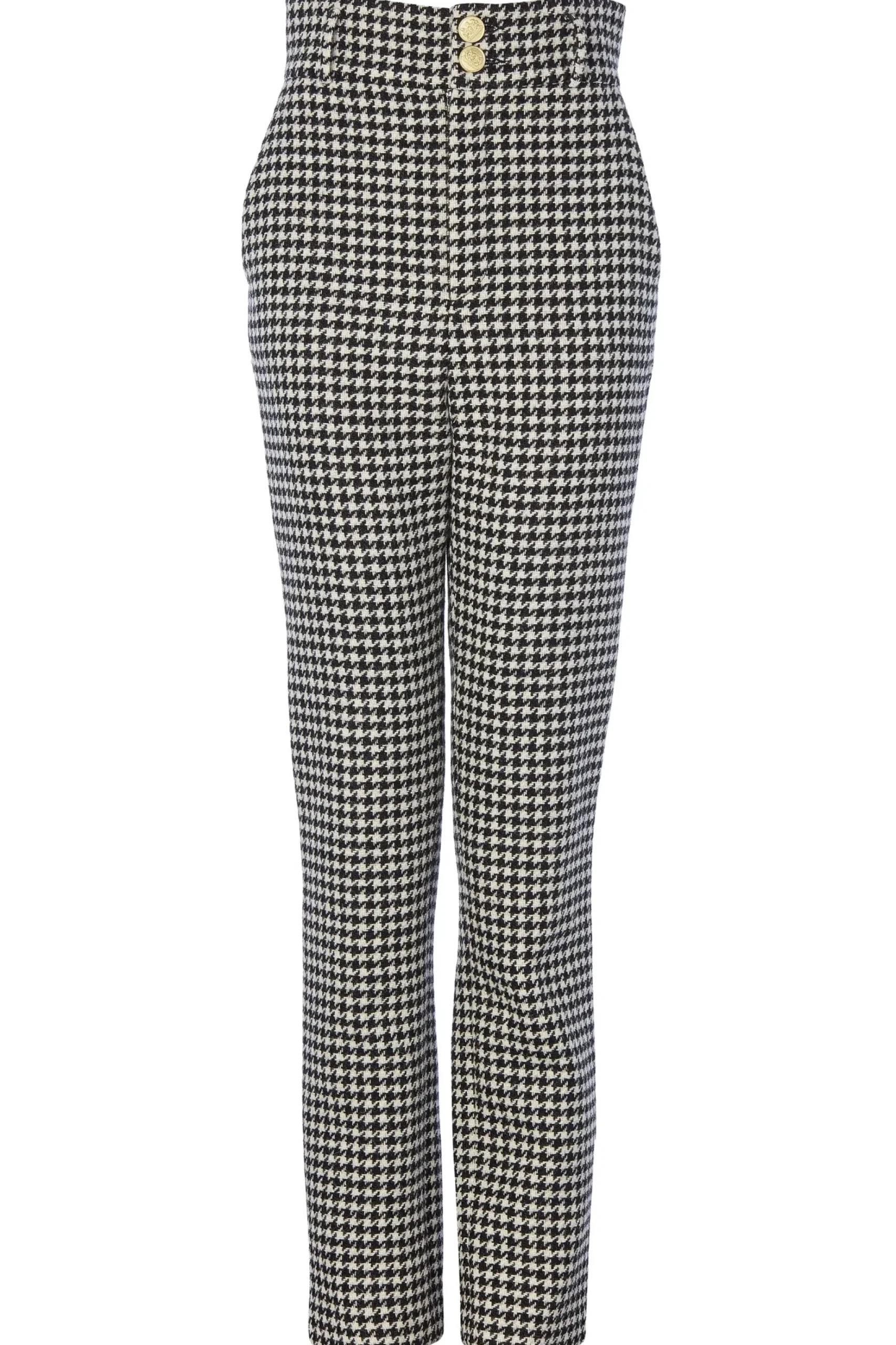 High Waisted Peg Trouser