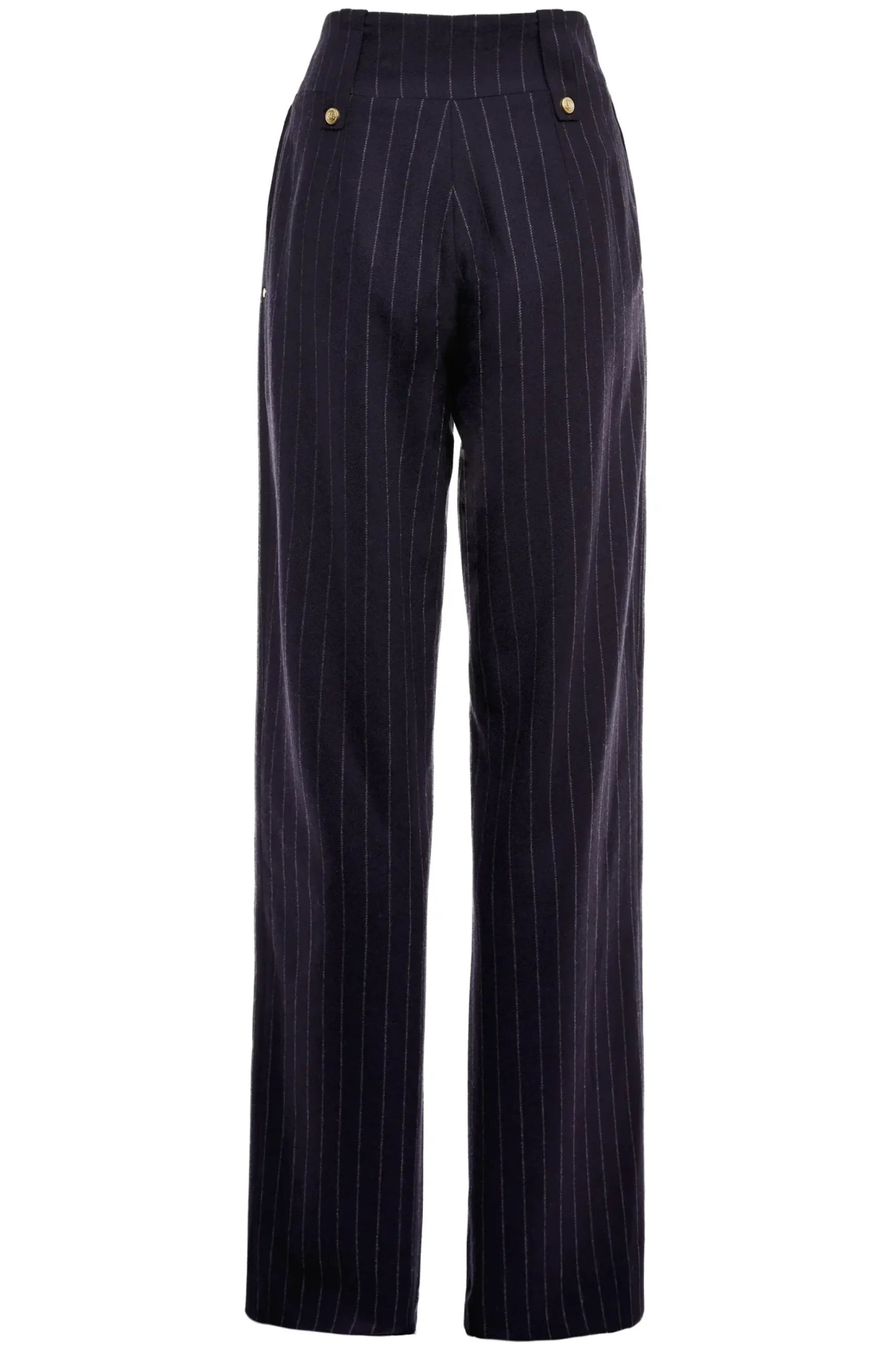 High Waisted Straight Trouser