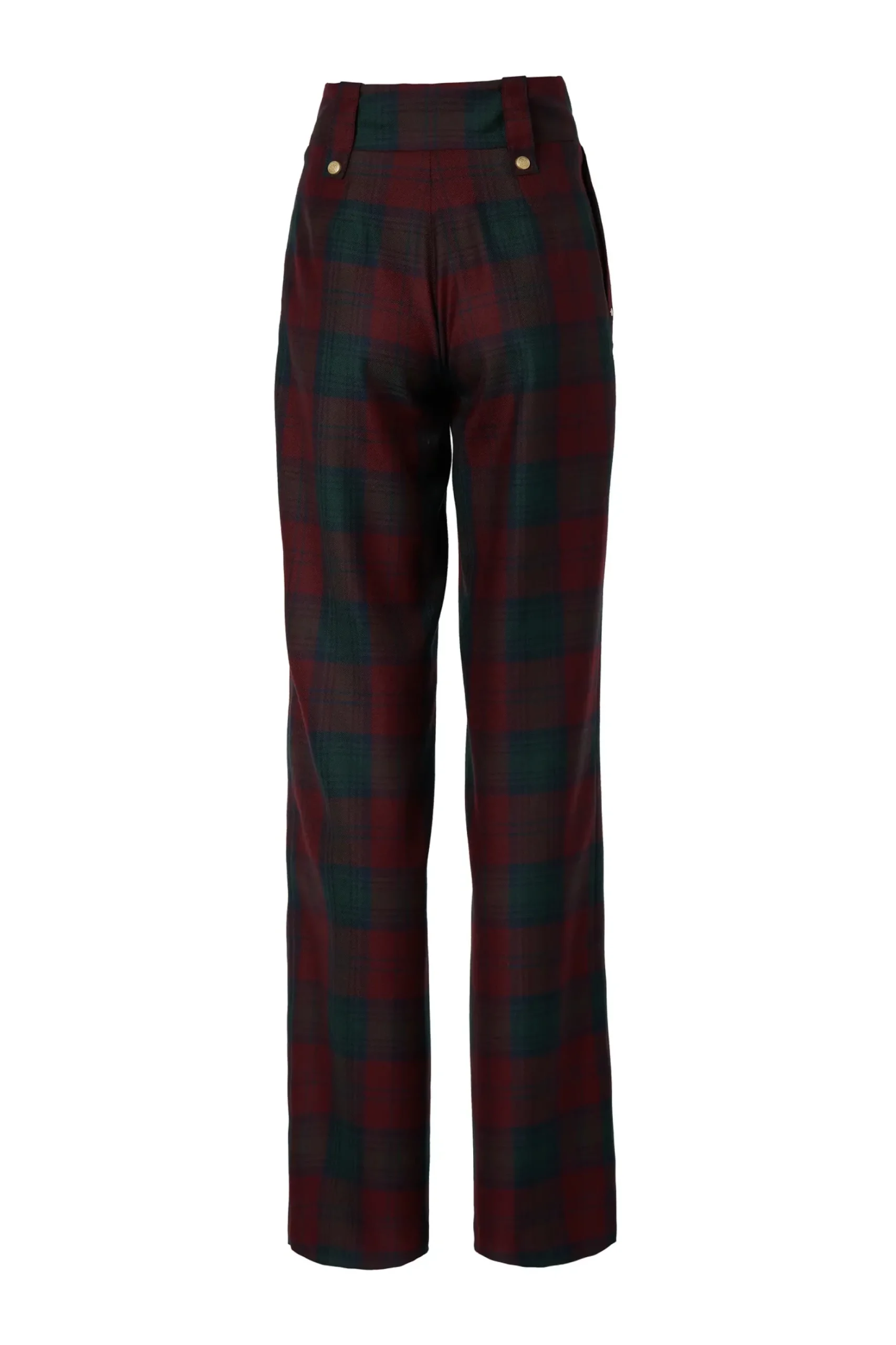 High Waisted Straight Trouser