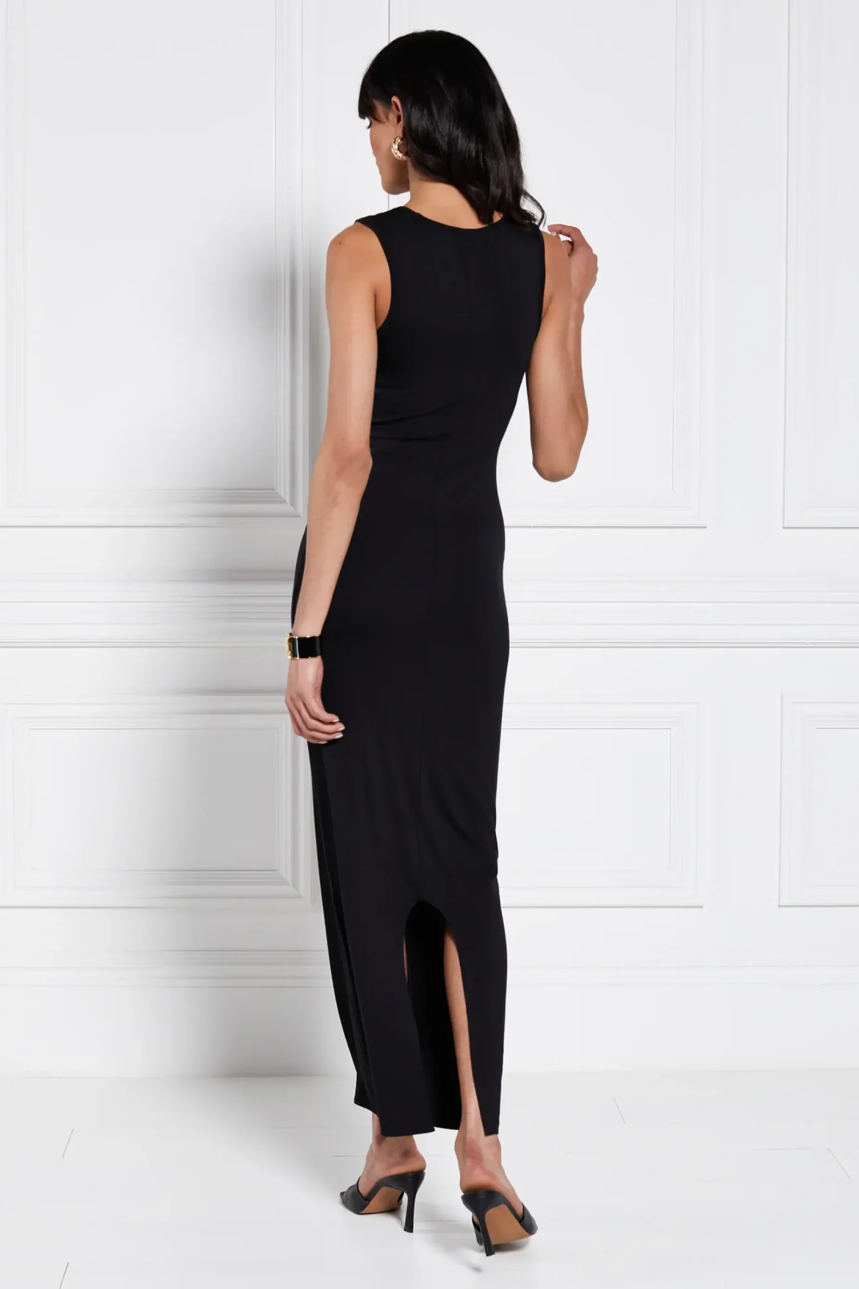 Jersey V-Neck Dress