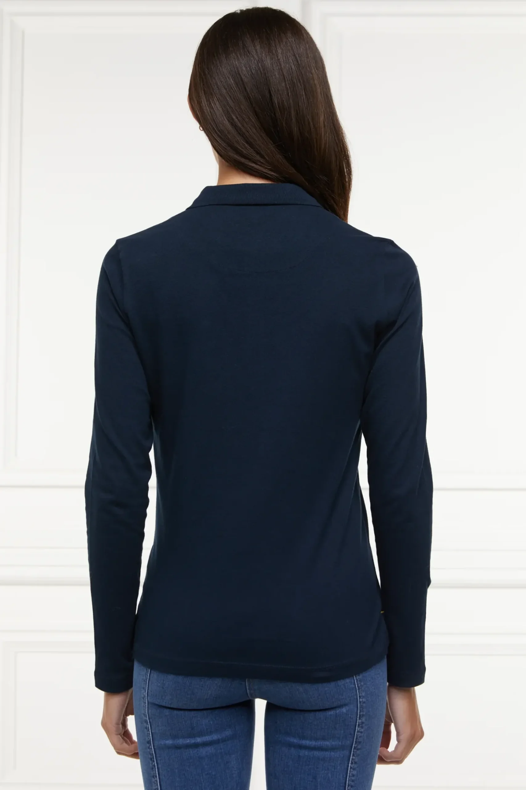 Long Sleeve Crest Polo