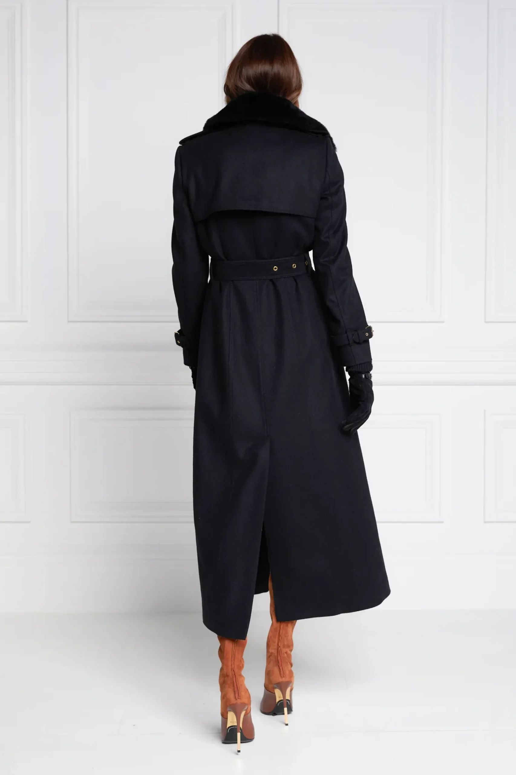 Marlborough Shearling Trench Coat
