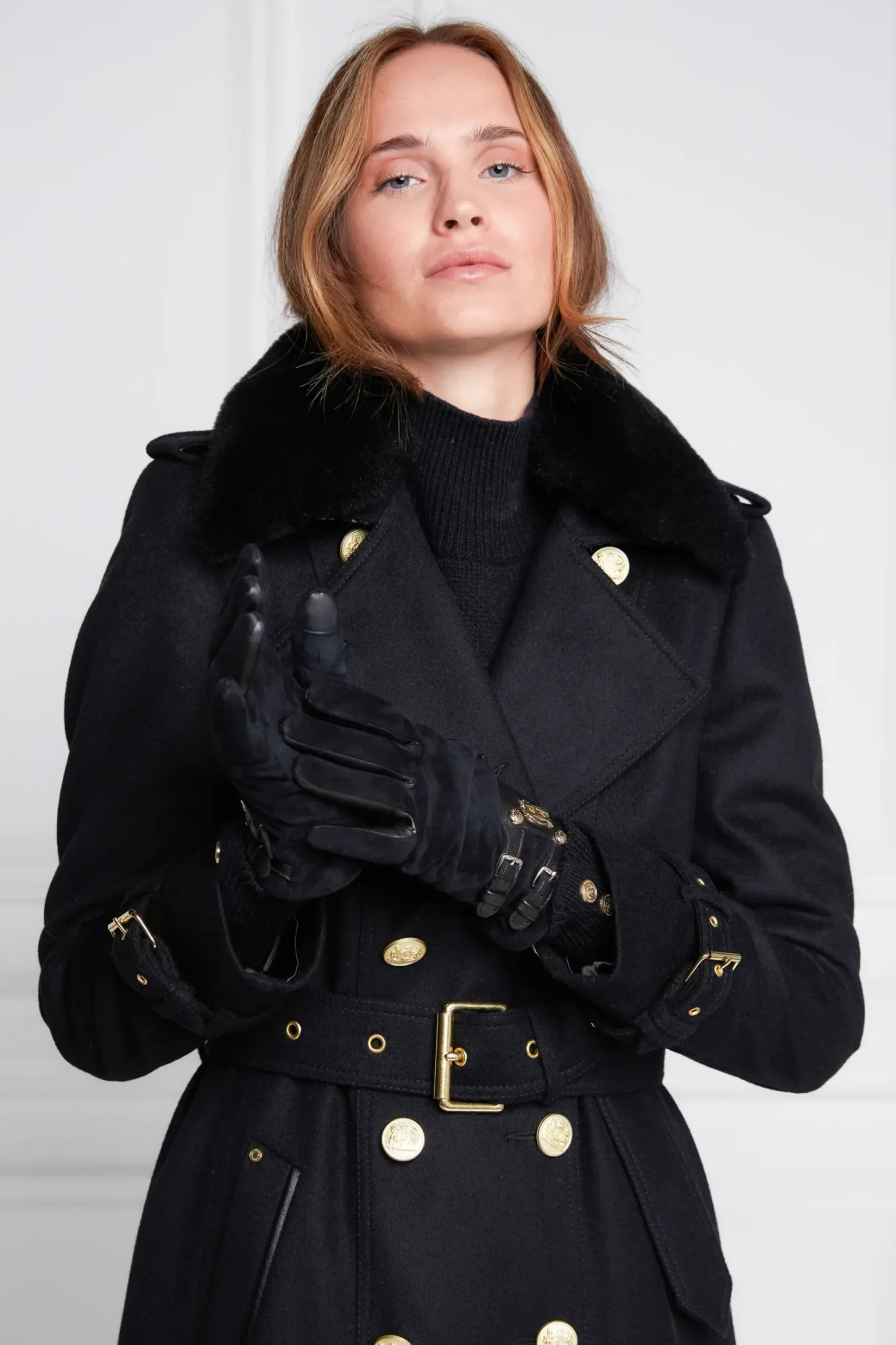 Marlborough Shearling Trench Coat