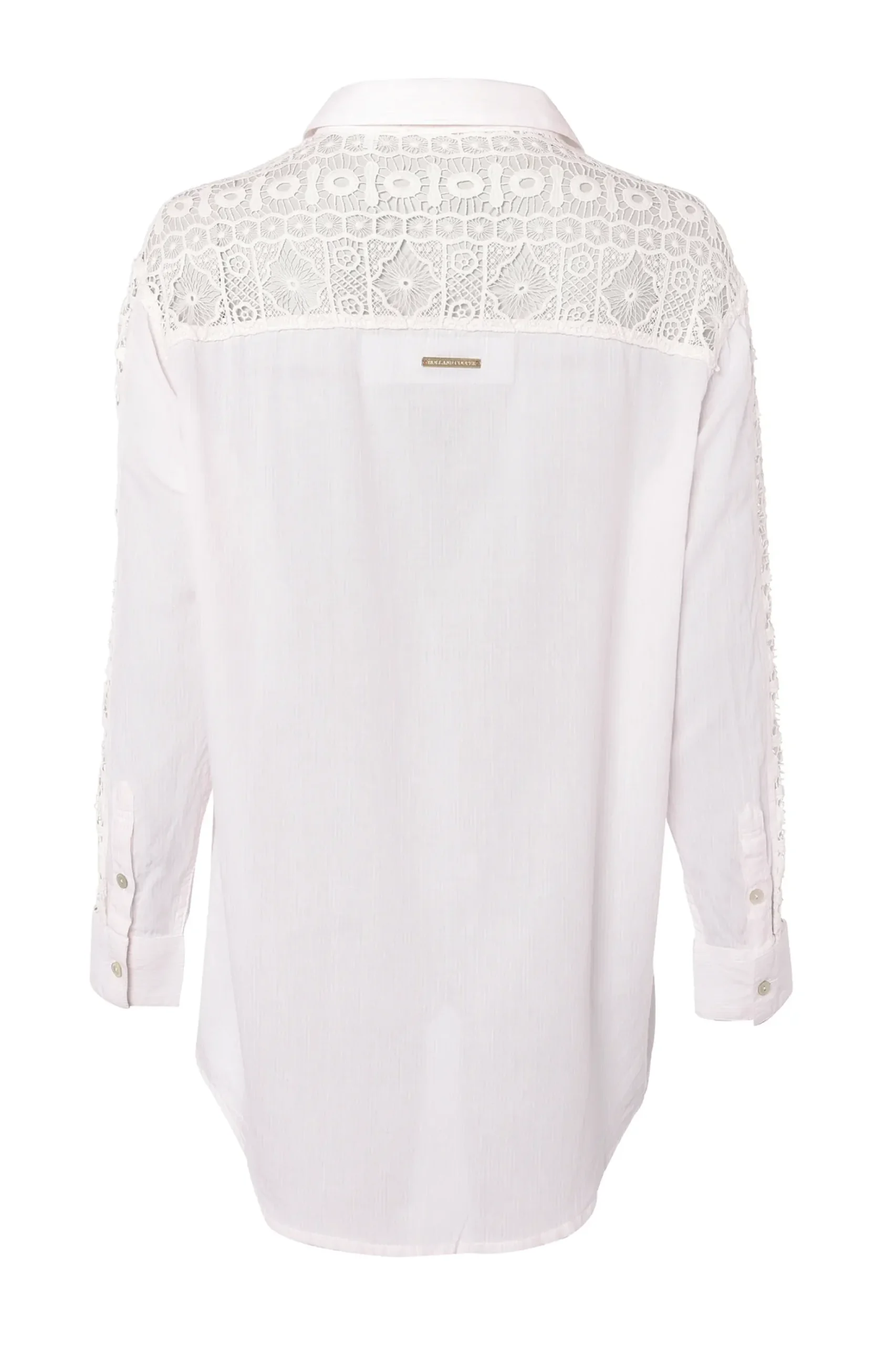 Oversized Cotton Lace Shirt