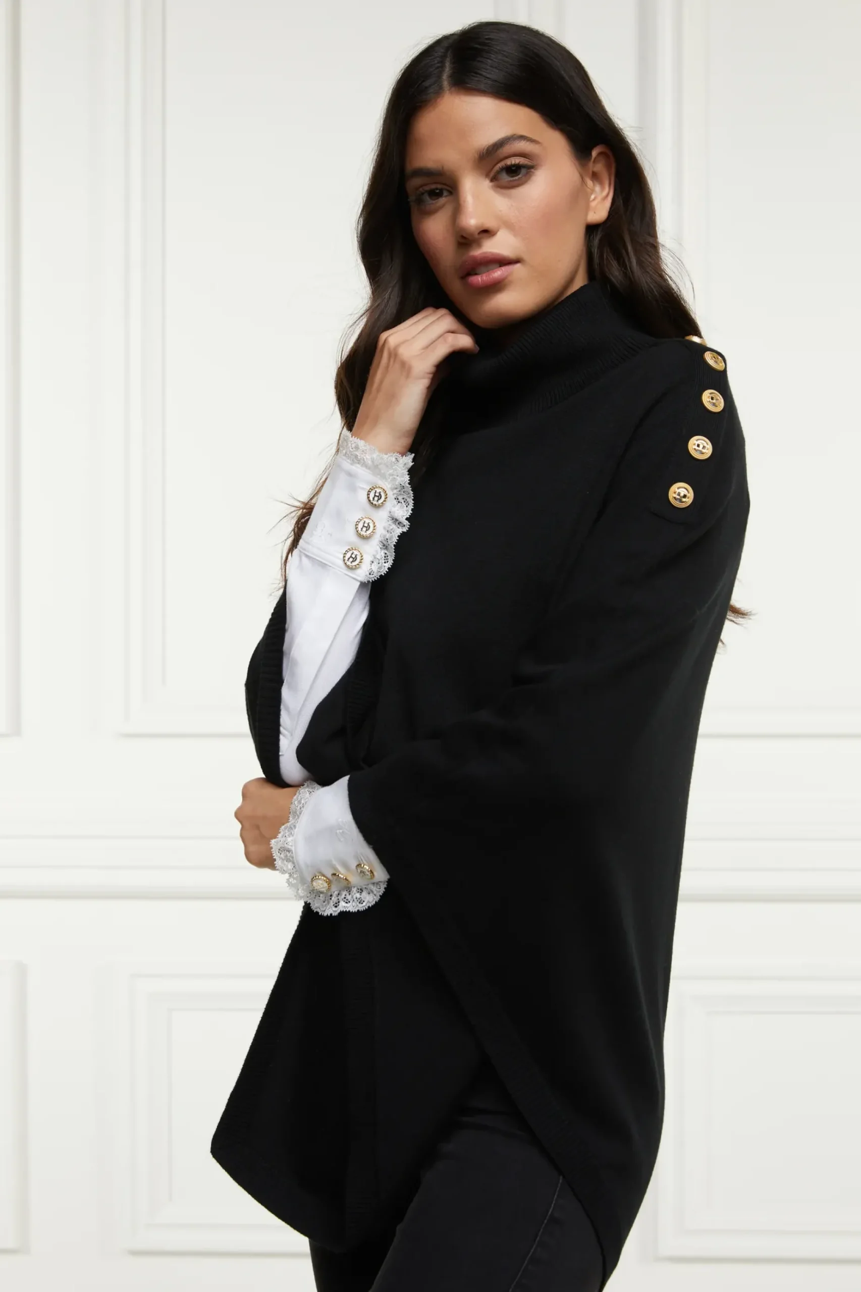 Roll Neck Cape
