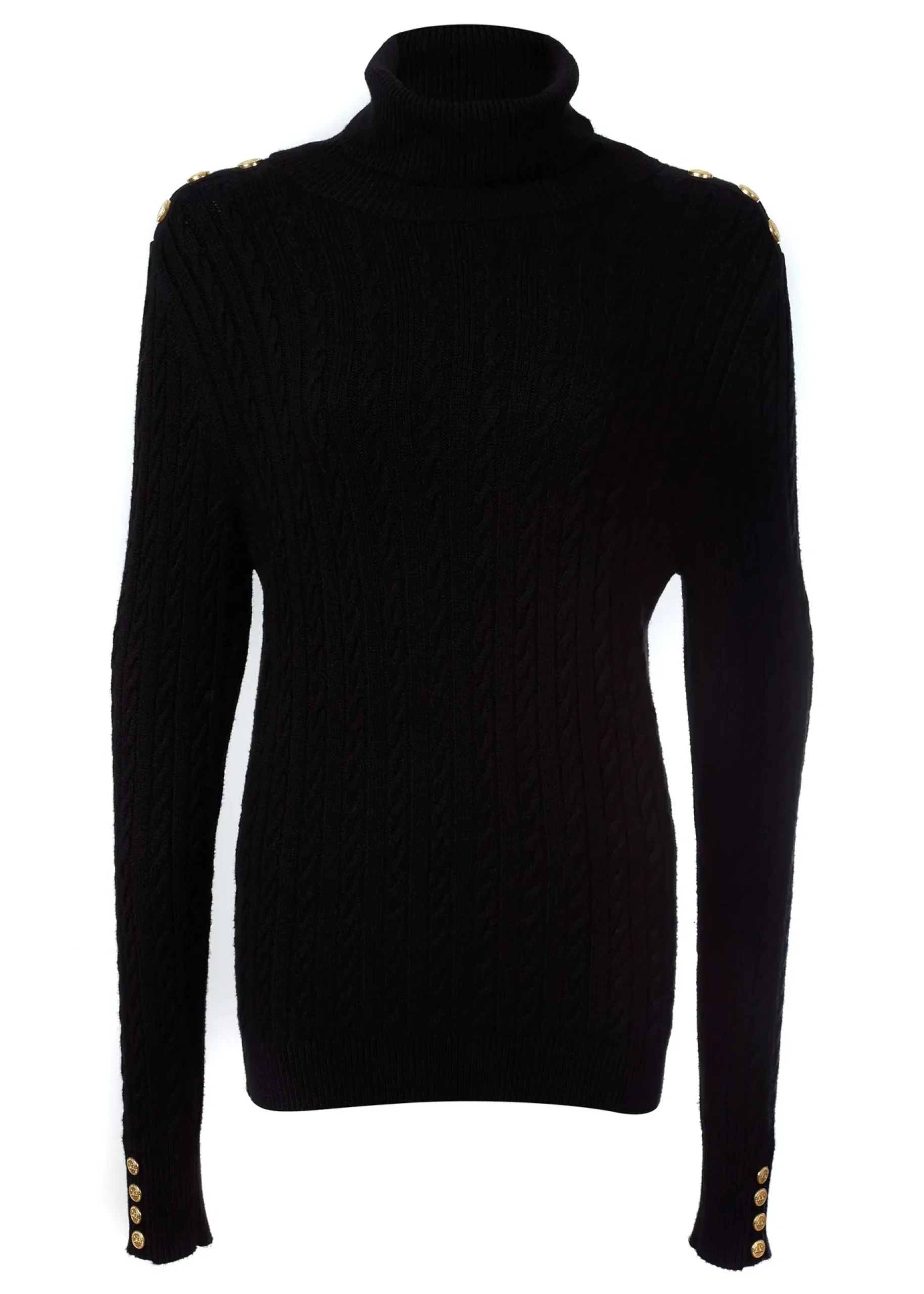 Seattle Roll Neck Cable Knit