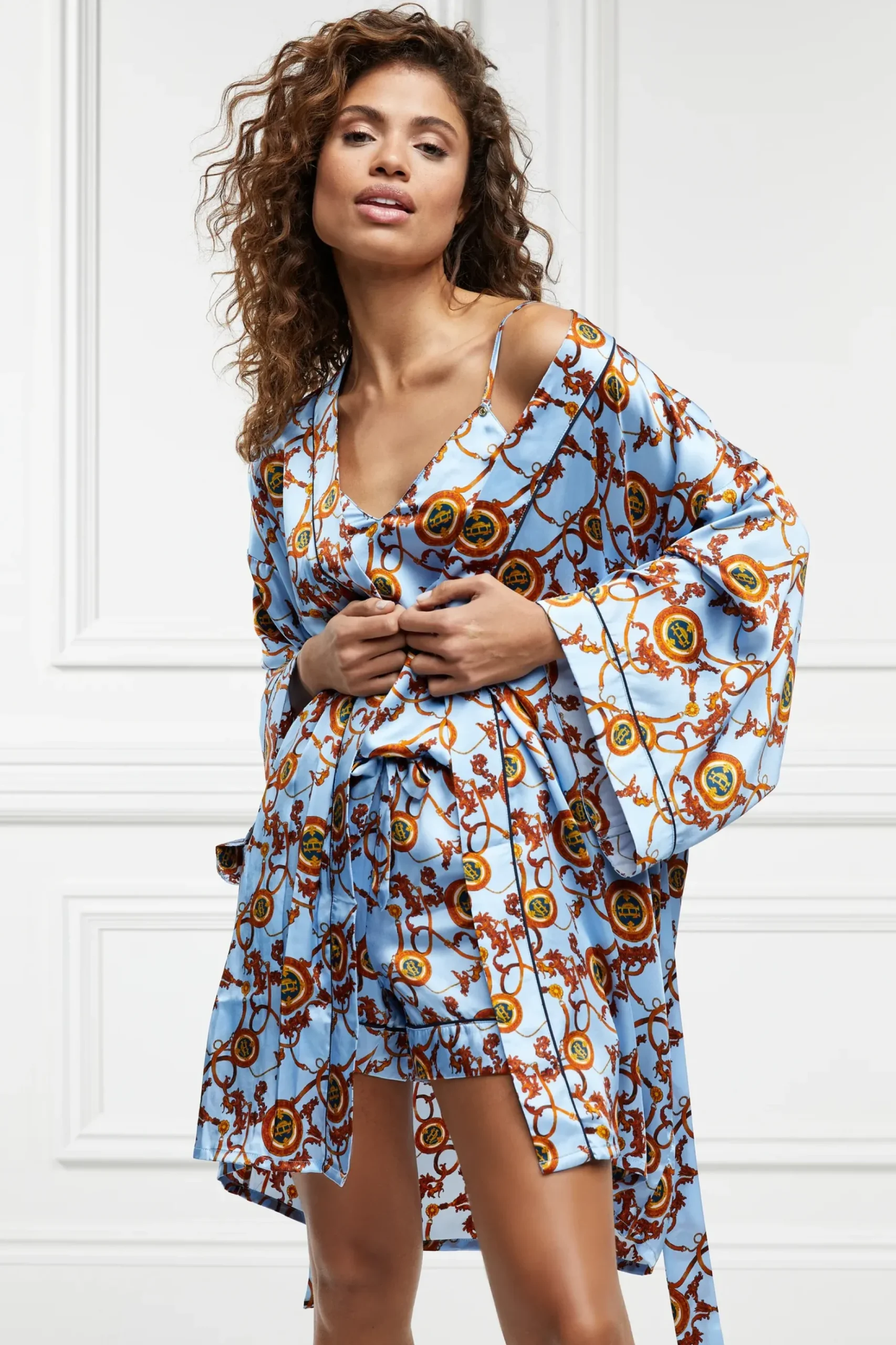 Silk Dressing Gown