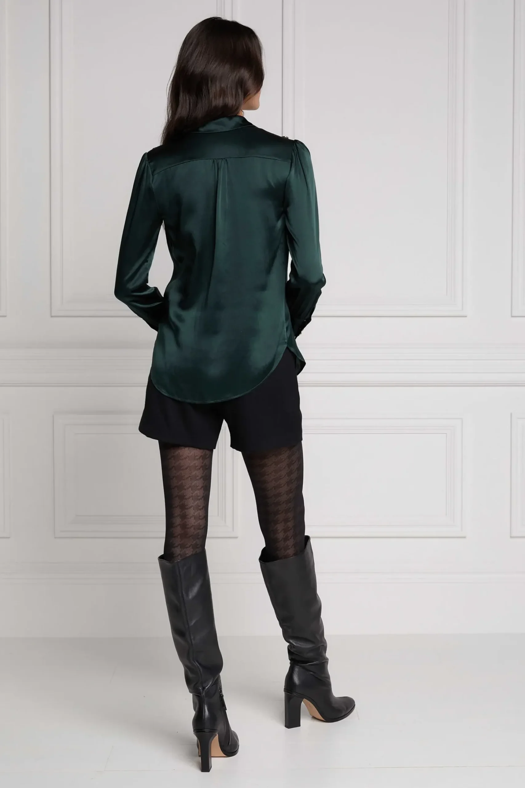 Silk V-Neck Blouse