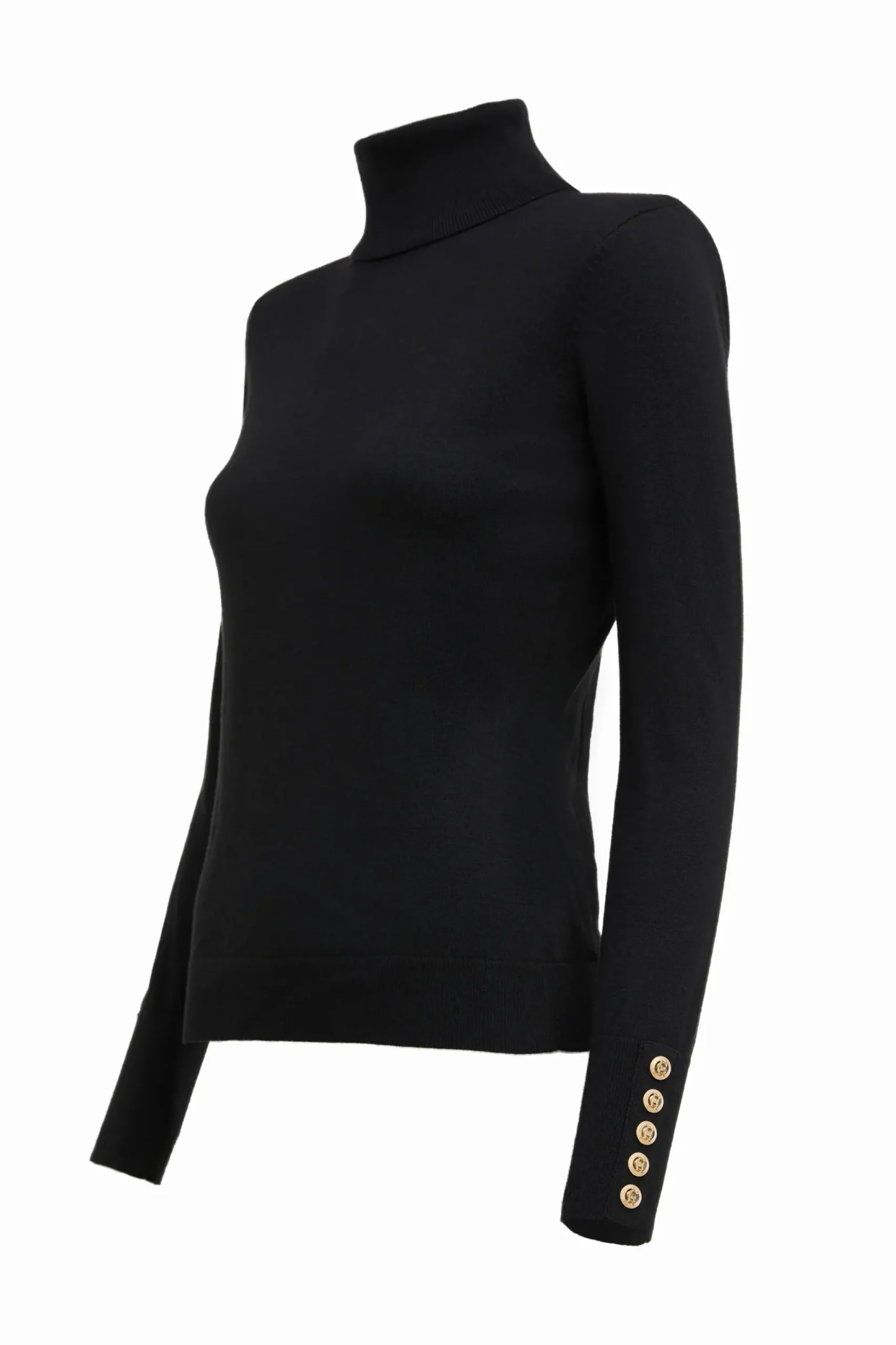 Victoria Cashmere Roll Neck